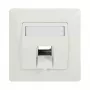 LogiLink Keystone Faceplate 45° για 1 μονάδα, καθαρό λευκό