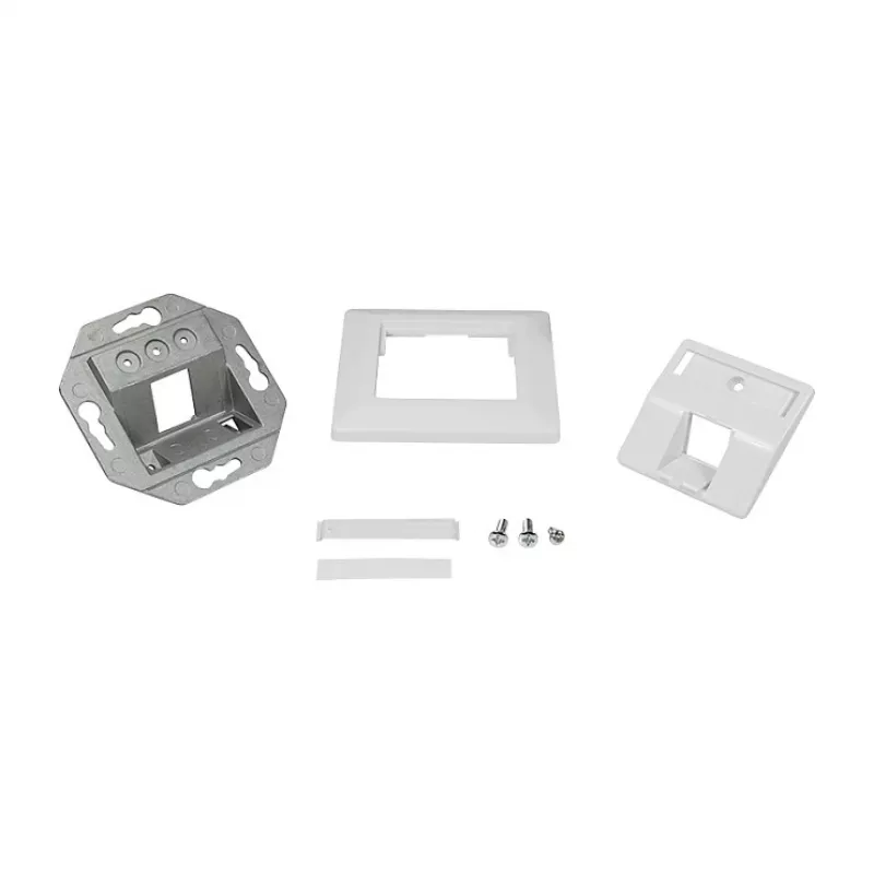 LogiLink Keystone Faceplate 45° για 1 μονάδα, λευκό σήματος
