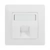 LogiLink Keystone Faceplate 45° για 1 μονάδα, λευκό σήματος