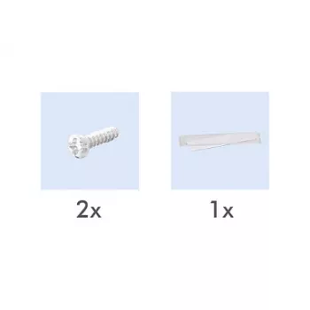 LogiLink κάλυμμα Keystone για 2 μονάδες, προεξέχον, UP/50, λευκό