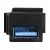 LogiLink Keystone Υποδοχή USB 3.0 Type-A, υποδοχή σε υποδοχή, μαύρο