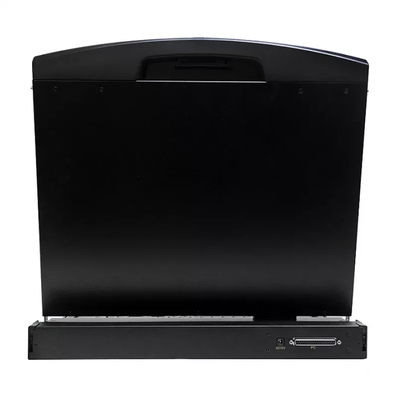 LOGILINK LC902GE Κονσόλα KVM με οθόνη LCD 19 ιντσών, VGA, γερμανικό πληκτρολόγιο