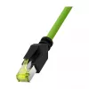 LOGILINK M12 CAT6A Industrial Patch Cable, PUR, M12 X-codiert σε RJ45, 10 m