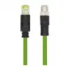 LogiLink M12 CAT6A Industrial Patchkabel, PUR, M12 X-kodiert σε RJ45, 20 m