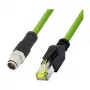 LOGILINK M12 CAT6A βιομηχανικό καλώδιο patch, PUR, M12 X-coded σε RJ45, 7.50 m