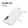 Logilink Φορητό Power Bank, LiPo, 8000 mAh, Λευκό