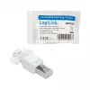LogiLink αρθρωτό βύσμα RJ45 Cat.6A, UTP, χωρίς εργαλεία, λευκό