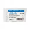 LogiLink αρθρωτό βύσμα RJ45 Cat.6A, UTP, χωρίς εργαλεία, λευκό