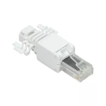 LogiLink αρθρωτό βύσμα RJ45 Cat.6A, UTP, χωρίς εργαλεία, λευκό