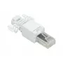 LogiLink αρθρωτό βύσμα RJ45 Cat.6A, UTP, χωρίς εργαλεία, λευκό