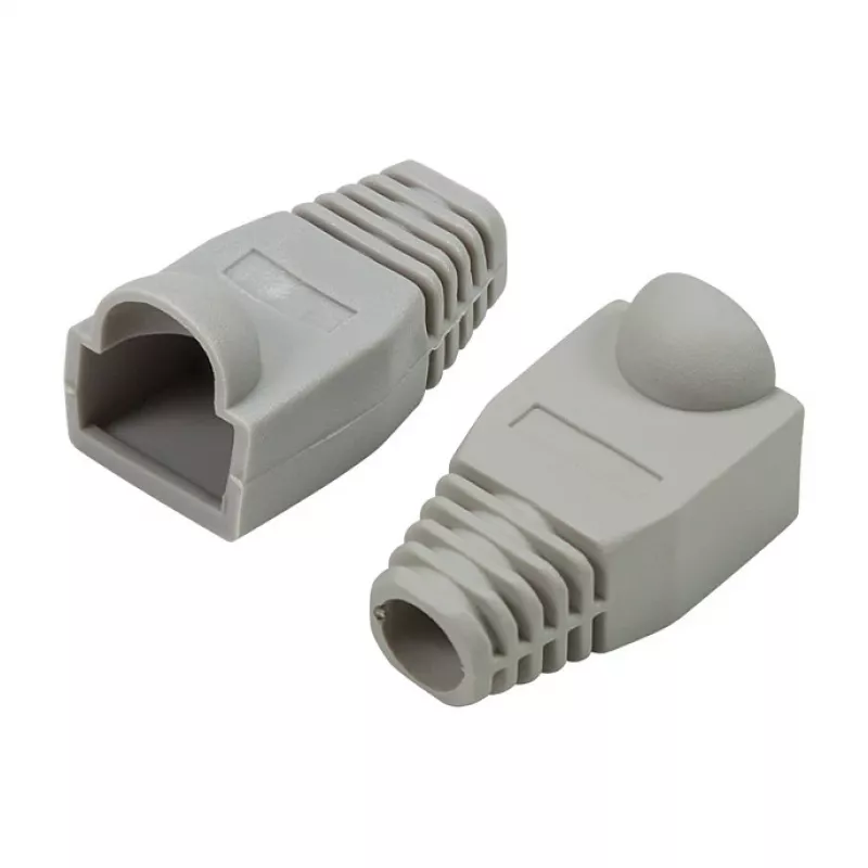 LogiLink Καπάκι βύσματος RJ45 Modular 6.5mm γκρι, 50 τεμ.
