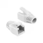 LOGILINK MP0035W RJ45 Plug Cable Boot 8mm λευκό, 50 τεμ.