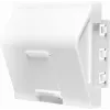 LogiLink NF0011 Πρίζα τοίχου χωνευτή για 1 μονάδα Keystone, 45 x 45 mm, γαλλικό σύστημα, Λευκό