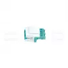 LogiLink NK0031 Keystone LC-Duplex πομποδέκτης οπτικών ινών Multimode OM3/OM4, aqua