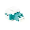 LogiLink NK0031 Keystone LC-Duplex πομποδέκτης οπτικών ινών Multimode OM3/OM4, aqua