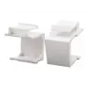 LogiLink NK0090 Τυφλό καπάκι Keystone, Λευκό, 10 τεμ.