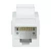 LogiLink NK4012W Cat.6 UTP Θηλυκό βύσμα Keystone, 2x RJ45, λευκό