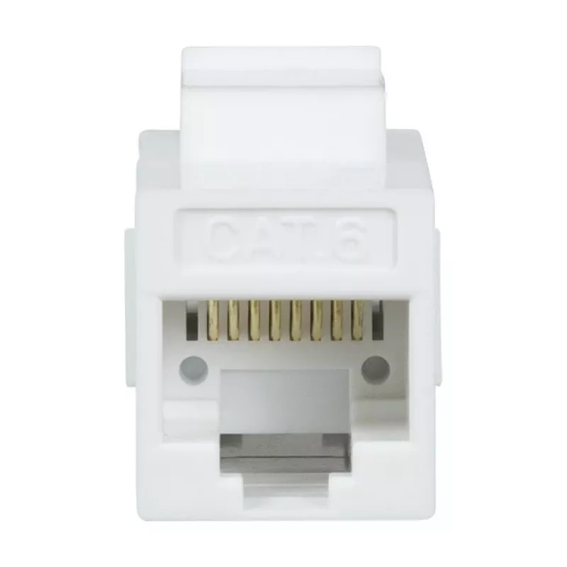 LogiLink NK4012W Cat.6 UTP Θηλυκό βύσμα Keystone, 2x RJ45, λευκό