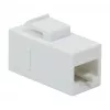 LogiLink NK4012W Cat.6 UTP Θηλυκό βύσμα Keystone, 2x RJ45, λευκό