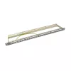 LogiLink NK4039 Keystone Patchpanel, 24 Θύρες, 0,5HE, θωρακισμένο, γκρι - τοποθέτηση σε rack 19 ιντσών