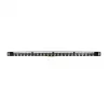 LogiLink NK4040 Patch panel Keystone 24 θυρών θωρακισμένο, 0,5U, Μαύρο