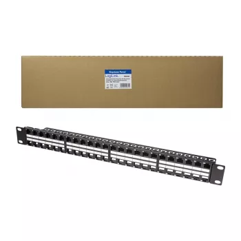 LogiLink NK4045 Keystone Patch panel 1U 48 Θύρες αθωράκιστο Μαύρο