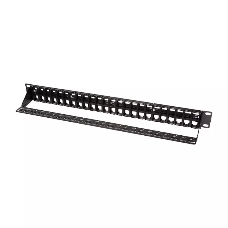 LogiLink NK4045 Keystone Patch panel 1U 48 Θύρες αθωράκιστο Μαύρο