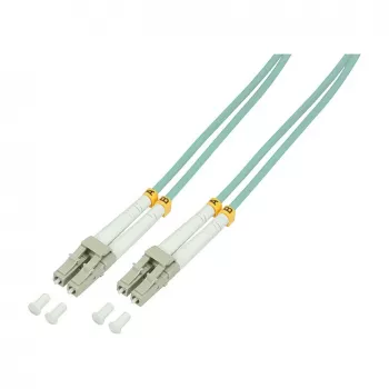 LogiLink Καλώδιο Patch Οπτικών Ινών OM3 LC/LC Duplex 40m Aqua