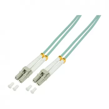 LogiLink OM3 LC/LC Duplex Multimode καλώδιο οπτικών ινών 20m aqua