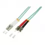 LogiLink OM3 LC/ST Duplex πολύτροπο καλώδιο patch οπτικής ίνας, 2 m, LSZH, aqua