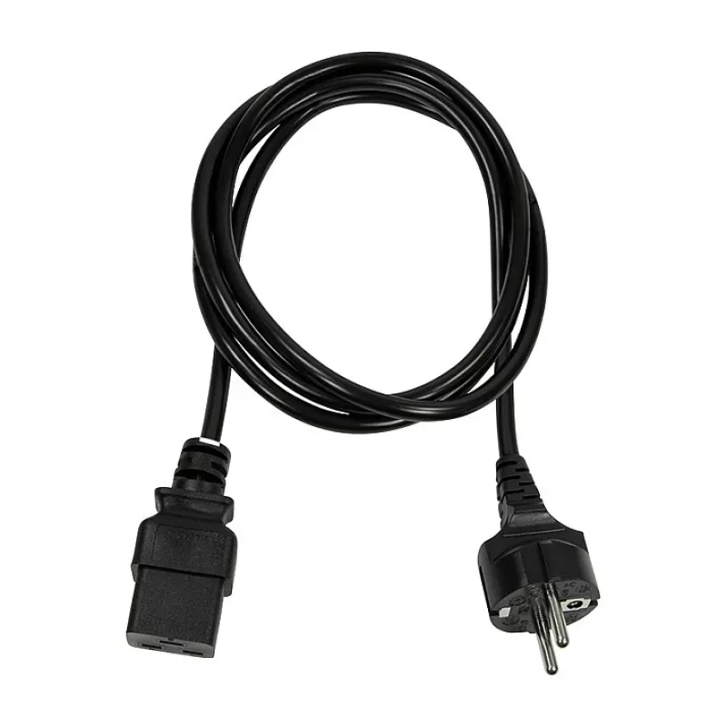 Logilink Καλώδιο Τροφοδοσίας, CEE 7/7 σε IEC C19, Μαύρο, 3 m