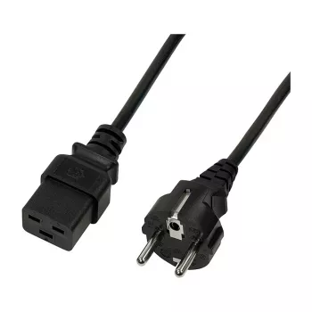Logilink Καλώδιο Τροφοδοσίας, CEE 7/7 σε IEC C19, Μαύρο, 3 m