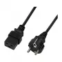Logilink Καλώδιο Τροφοδοσίας, CEE 7/7 σε IEC C19, Μαύρο, 3 m