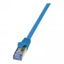 LogiLink PrimeLine Cat.6A S/FTP Καλώδιο patch, 0,25 m, μπλε