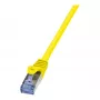LogiLink PrimeLine Cat.6A S/FTP καλώδιο patch, 0,25 m, κίτρινο