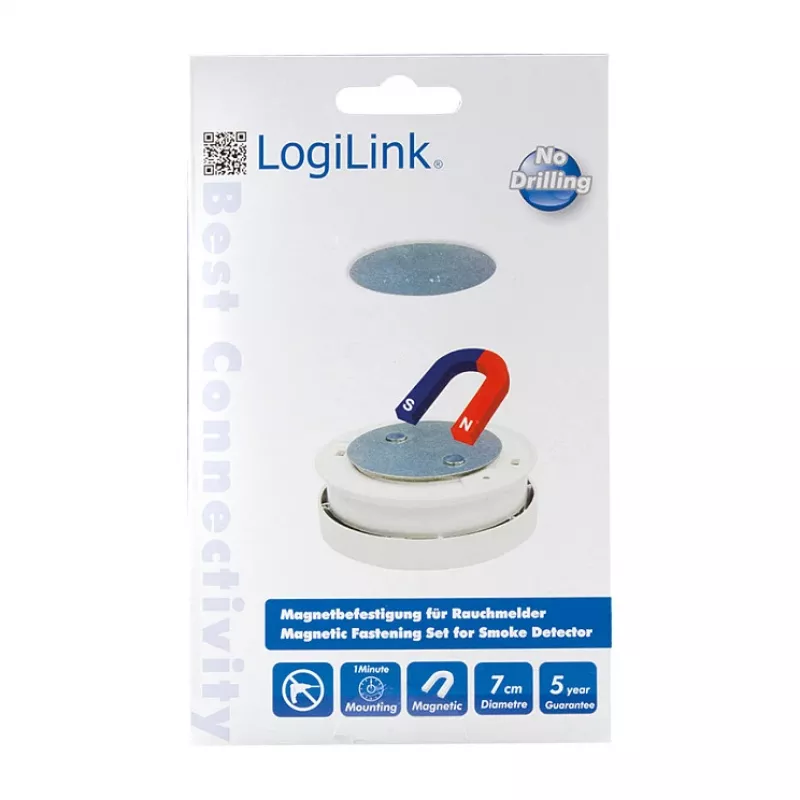 LogiLink SC0005 μαγνητικό σετ στήριξης ανιχνευτή καπνού