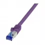 LogiLink Ultraflex Cat.6A S/FTP Καλώδιο patch RJ-45 (M/M) – βιολετί 5 m – C6A079S