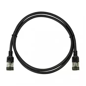 LogiLink Ultraflex SlimLine Cat6a S/FTP Καλώδιο Patch, 2m, Μαύρο (CQ9053S)