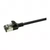 LogiLink Ultraflex SlimLine Cat6a S/FTP Καλώδιο Patch, 2m, Μαύρο (CQ9053S)