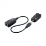 LOGILINK USB 2.0 Cat.5 extender, 50 m, Pigtail, μαύρο