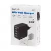 LogiLink Φορτιστής τοίχου USB-A, 24W, 4 θύρες, 4x USB-A, Μαύρο