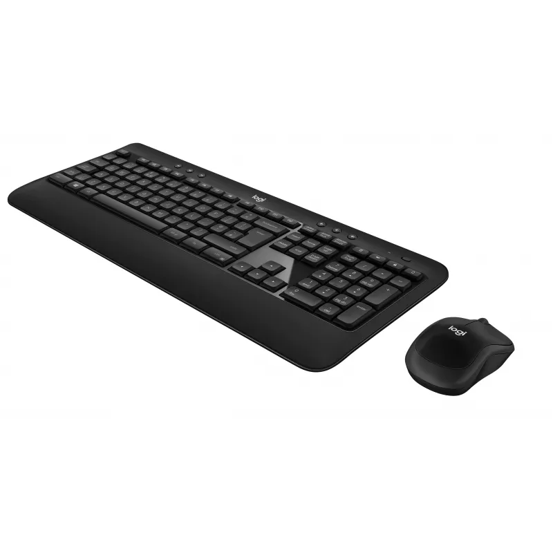 Logitech Advanced Combo Ασύρματο Σετ Πληκτρολογίου και Ποντικιού - Μαύρο