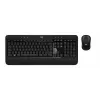 Logitech Advanced Combo Ασύρματο Σετ Πληκτρολογίου και Ποντικιού - Μαύρο