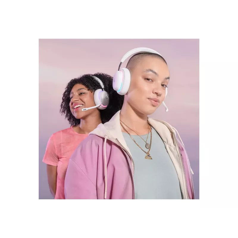Logitech G G735 Ασύρματο headset gaming - White Mist