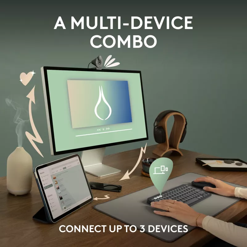 Logitech Pebble 2 Combo - σετ πληκτρολογίου και ποντικιού