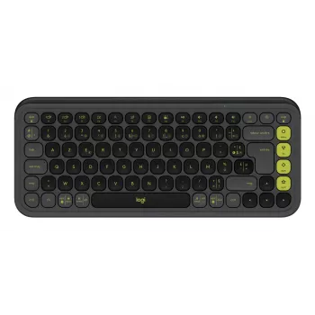 Logitech POP ICON KEYS Graphite French AZERTY Ασύρματο μηχανικό πληκτρολόγιο