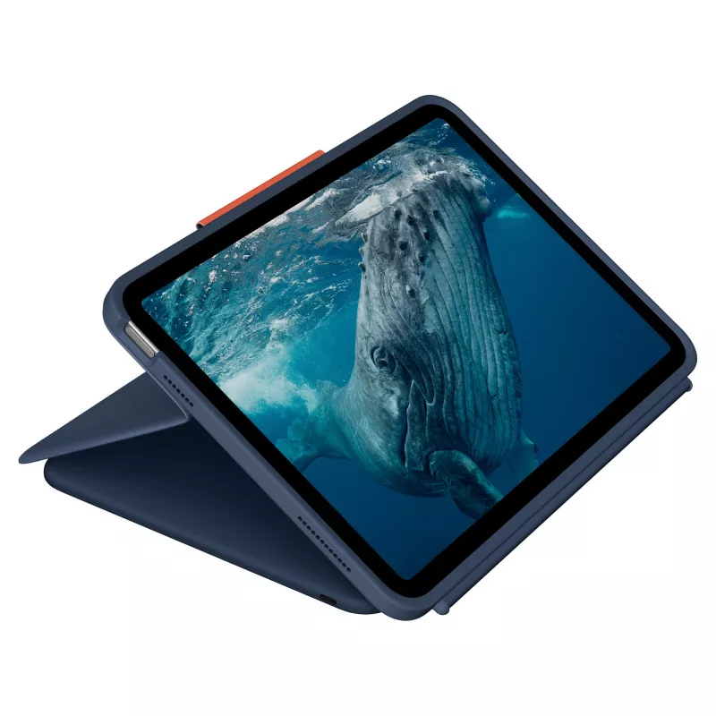 Logitech Rugged Combo 4c Touch Classic Blue (CH) Θήκη πληκτρολογίου με Trackpad για iPad 7/8/9