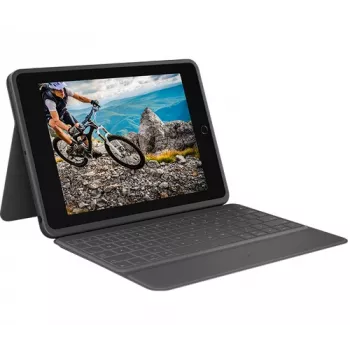 Logitech Rugged Folio Graphite θήκη με πληκτρολόγιο για iPad 7/8/9