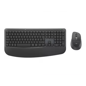 Logitech Signature Comfort Plus MK880 Desktop Combo γραφίτης QWERTZ