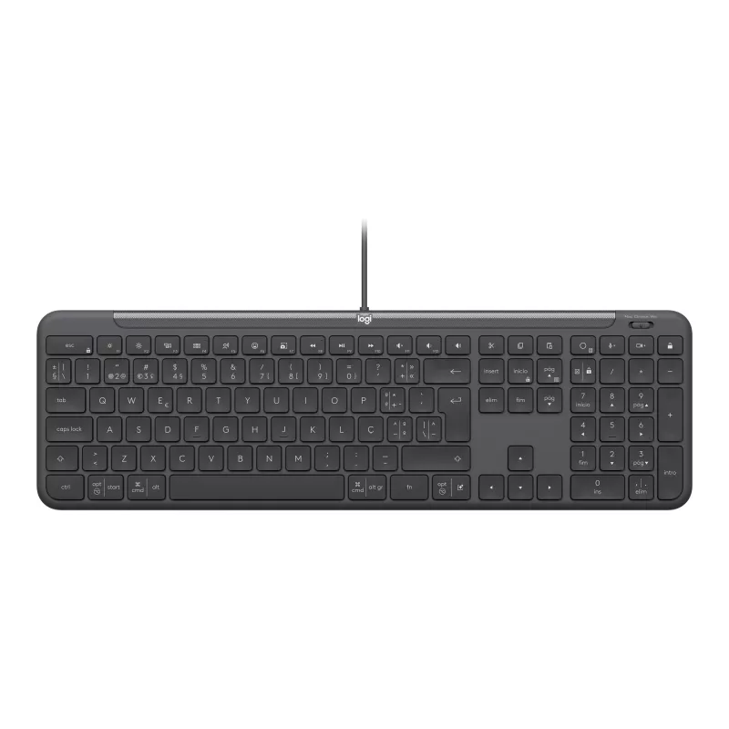 Logitech Signature Slim Wired K620 for Business πληκτρολόγιο - Graphite